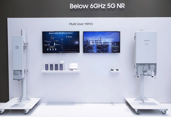 Samsung 5G base stations (smaller, lighter and less power consuming) 